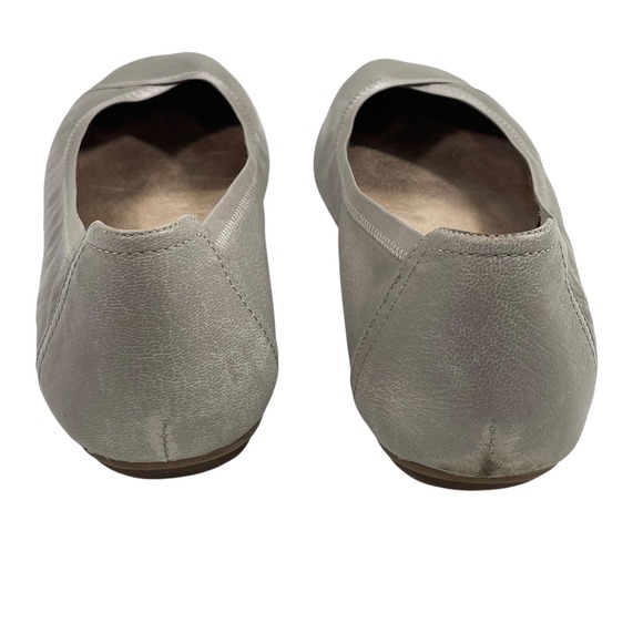 Vionic Carol Ballet Flats Womens Size 10 Gray Leather Round Toe‎ Comfortable - Picture 7 of 9